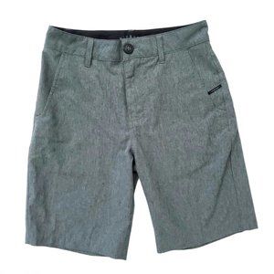 Tilly's Kids Nitrous Black Stretch Hybrid Shorts Charcoal Heather Grey Boys 8